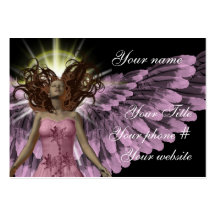 Pink Angel business card template