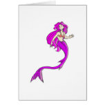 pink anime style mermaid cards