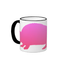 Pink Armadillo Mugs