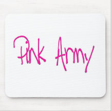 Pink Army representing women of the army! Mousepads