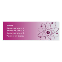 Pink Atom Business Card