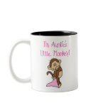 Pink Auntie's Monkey mugs