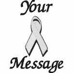 Pink awareness ribbon - Customise embroidered shirts