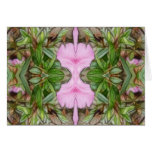 Pink Azaleas 1E kaleidoscope 2 Card