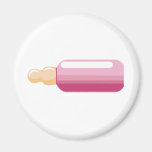 Pink-Baby Bottle New Baby Girl Fridge Magnet