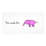 Pink baby elephant