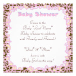 Pink Baby Girl Shower invitations Baby Shower