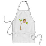 Pink Baby Owl Apron