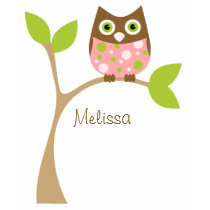 Pink Baby Owl T-shirts