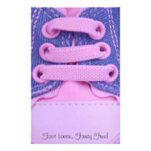 Pink Baby Shoe stationery Foot Loose Fancy Free