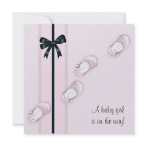 Pink Baby Shoes Girl Baby Shower