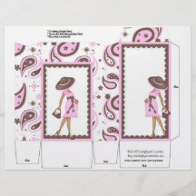 Pink Baby Shower Pinch Box Party Favours Pregnant Custom Flyer