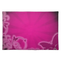 Pink Background placemats