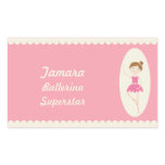 Pink Ballerina 1 Rectangle Stickers