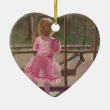 pink ballerina christmas tree ornaments