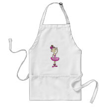 Pink Ballerina Girl Apron