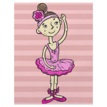 Pink Ballerina Girl Personalized Flyer
