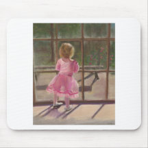 pink ballerina mouse pads