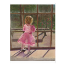 pink ballerina post cards