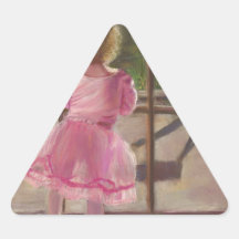 pink ballerina sticker