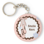 Pink Ballet Shoes Keychain