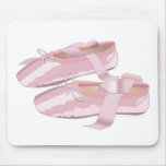 Pink Ballet Shoes Slippers mousepads