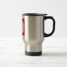 Pink basketball coffee mug