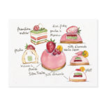 Pink Bavoirois Post Card