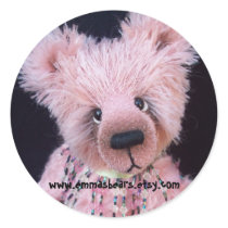 pink bear sticker