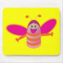 Pink bee mousepads