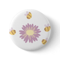 Pink Bees pin