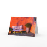 Pink Bench Notecard