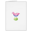 Pink Bird Card