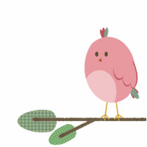 Pink Birdy Photo Sculpture