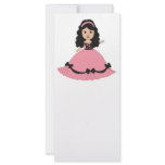 Pink & Black Gown Princess 2 rack cards