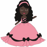 Pink & Black Gown Princess 3 photo sculptures