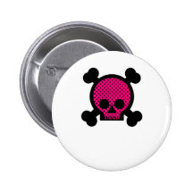 Pink & Black Skull