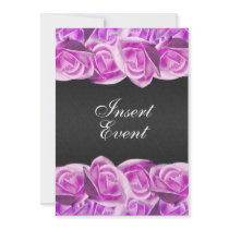 Pink black wedding elegant rose
