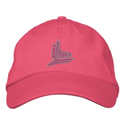 Pink Blades Embroidered Baseball Cap
