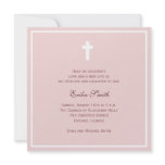 Pink Blessing Custom Invitations