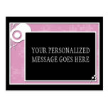 pink block scheme post card
