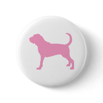 Pink Bloodhound Dog
