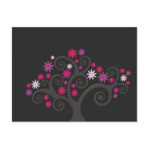 Pink Blooms Postcard