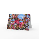 Pink Blossom Wedding Card