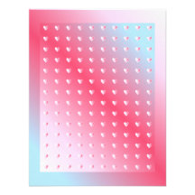 Pink, blue and white Valentine Design Invitation