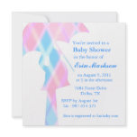 Pink/Blue Argyle Boy Baby Shower Invite invitations