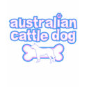 Pink & Blue Australian Cattle Dog Child's T-Shirt