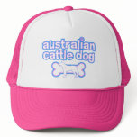 Pink & Blue Australian Cattle Dog Hat