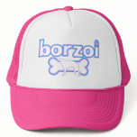 Pink & Blue Borzoi Mesh Hats
