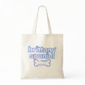 Pink & Blue Brittany Spaniel bags